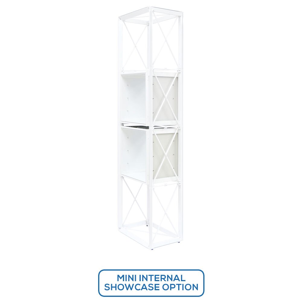 1x4 Lumiere Light Wall Showcase — Hardware Only with Mini Showcase